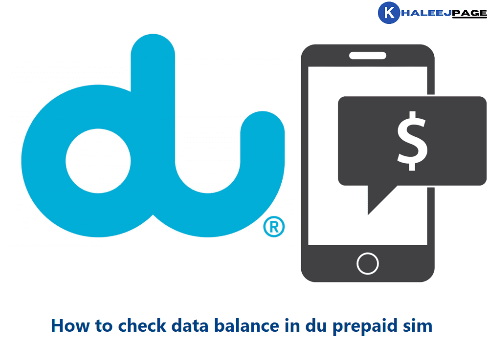 How To Check Data Balance In Du Prepaid Sim Khaleejpage